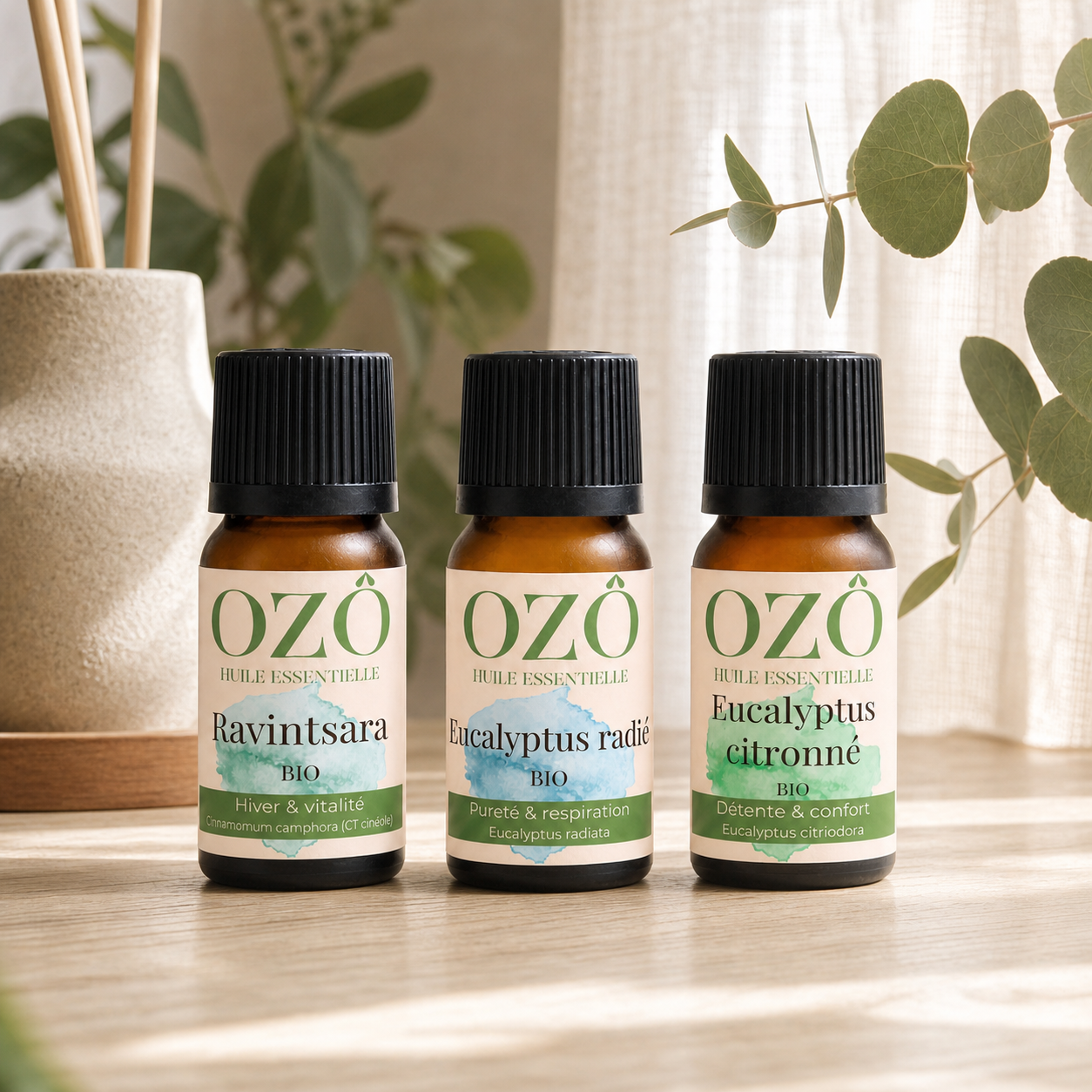 Trio Respiration · huiles essentielles BIO